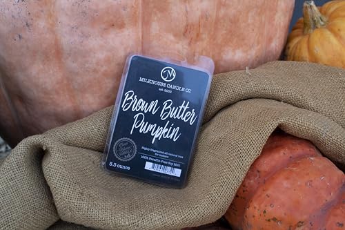 Brown Butter Pumpkin Soy Wax Melts for Wax Warmers, Highly Scented - 5.5 oz