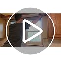 No Drill Cordless Honeycomb Shades, Thermal Insulating, Grey 22" W x 64" H