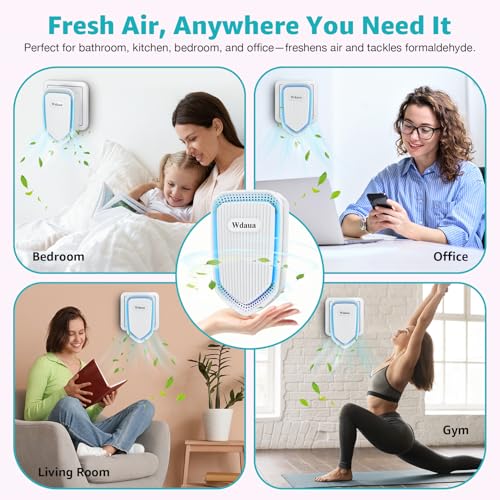 Plug In Air Purifier 4 Pack Negative Ion Air Freshener for Home and Office