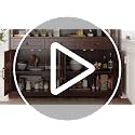 51" Farmhouse Buffet Sideboard with Storage, Coffee Bar Cabinet & Drawers