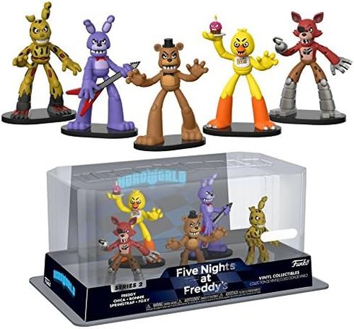 Funko Hero World - Five Nights at Freddy's FNAF Original Crew Action Figures | 5-Pack Set