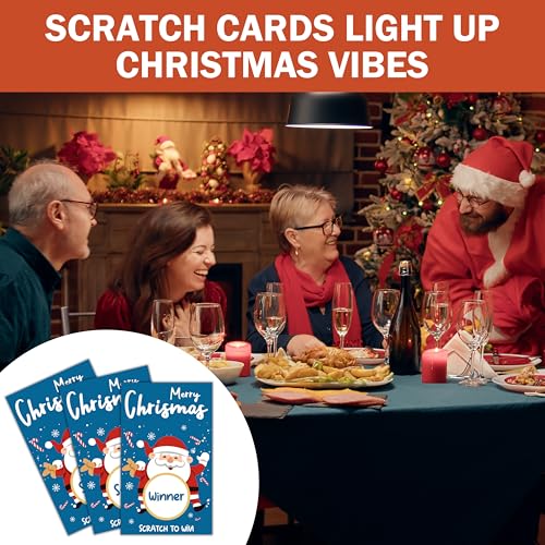 Dr.Baner Santa 2 Christmas Scratch Off Cards Pack of 50 – Family Party Game