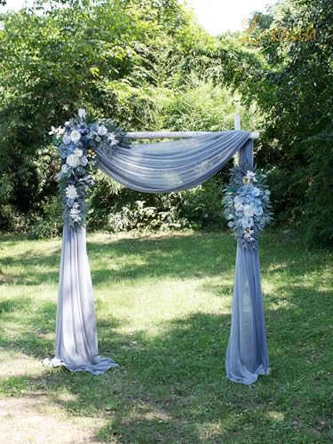 Artificial Wedding Arch Flower Swags, 2-Piece Boho Floral Arrangement Set