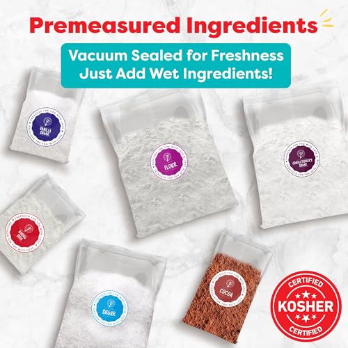 Baketivity Kids DIY Cake Pop Baking Kit with Pre-Measured Ingredients