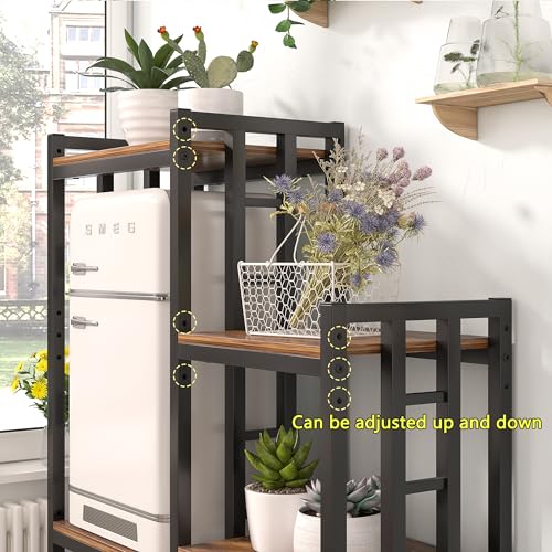 6-Tier Kitchen Baker's Rack with Adjustable Shelves for Microwave & Storage