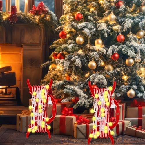 Sliner Red 12 Pack Christmas Light Storage Holders Cord Organizers