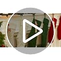 Minetom 6-Pack Christmas Stockings 18-Inch Knit Red Green White with DIY Snowman Name Tags
