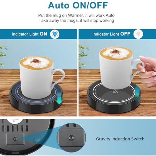 Dimux C200802 Coffee Mug Warmer Electric Beverage Heater with Gravity Switch 135°F