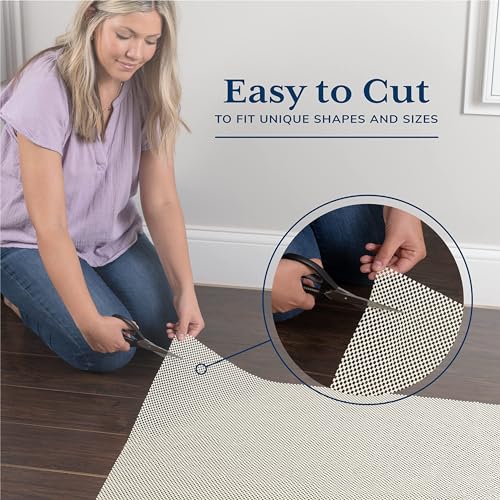 Veken Non-Slip Rug Gripper Pad for Hardwood and Tile Floors - 2x3 Ft