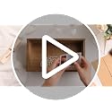 Mr and Mrs Champagne Flutes Set with Wooden Gift Box for Weddings