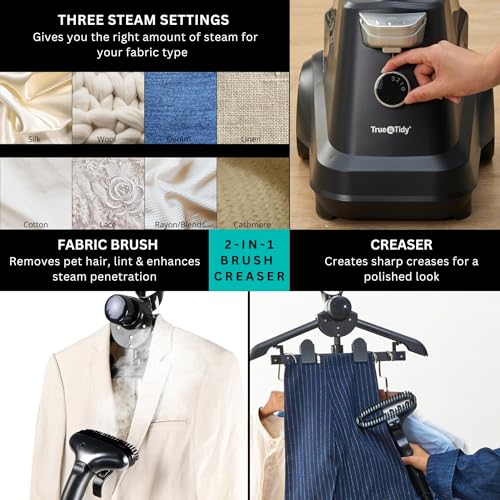 1800W Professional Standing Garment Steamer with 3L Tank & Wheels