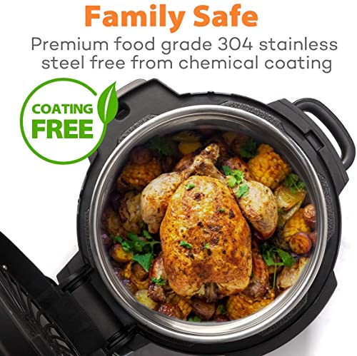 6.5 Quart Stainless Steel Inner Pot for Pressure Cookers