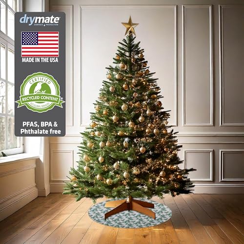 Christmas Tree Stand Mat 28 Inch - Absorbent Waterproof Floor Protector