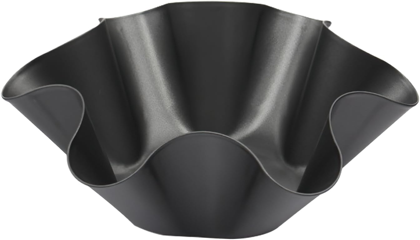 Skiennix Nonstick Taco Shell Bowl Set - 4 Pcs Carbon Steel Tortilla Maker for Baking & Frying