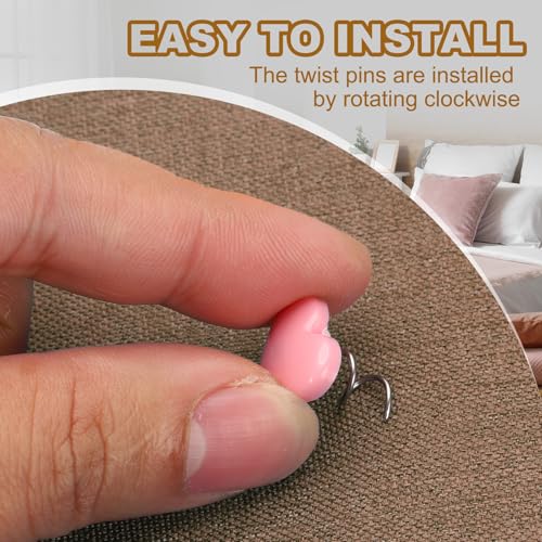 100Pcs Upholstery Twist Pins for Furniture, Slipcovers & Armrests