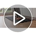 Anti-Fatigue Kitchen Floor Mats (2-Piece Set) - Scalloped Waterproof Rugs