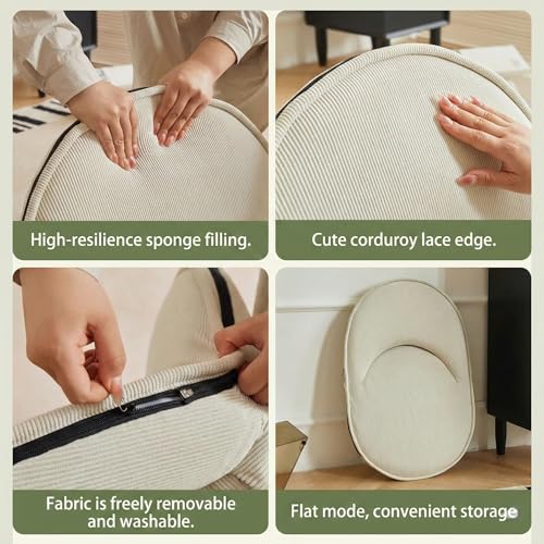 Foldable Floor Chair with Back Support – 5-Position Adjustable Lounger