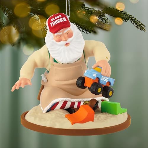 Toymaker Santa 2026 Hallmark Keepsake Ornament – Toy Truck Sandbox Gift