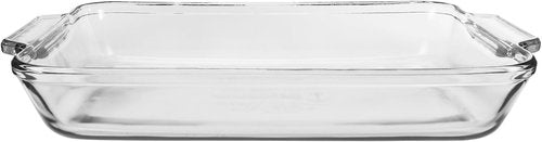 Anchor Hocking Glass Baking Dishes - 2 Piece Set with 2 Qt & 3 Qt Casserole Dishes for Oven