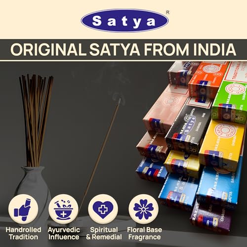 Assorted Incense Sticks Set - 12 Fragrance Pack for Meditation and Yoga