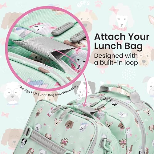 Bentgo Kids Print Water-Resistant School Backpack - Puppy Love
