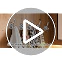 Brushed Nickel Double Wall Hooks - Heavy Duty Coat and Towel Hooks (2 Pack)