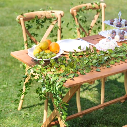 12-Pack Artificial Ivy Garland 84ft UV-Resistant Hanging Fake Vines Decor