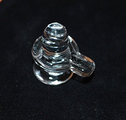 Natural Quartz Crystal Shivling Shiva Lingam for Temple Puja 10-15g