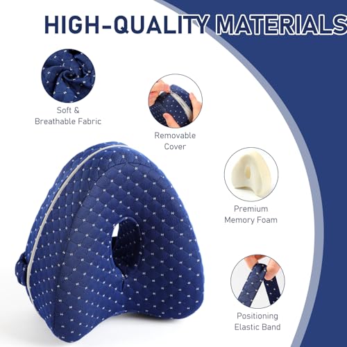 Memory Foam Alignment Pillow for Side Sleepers - Ergonomic Knee Support