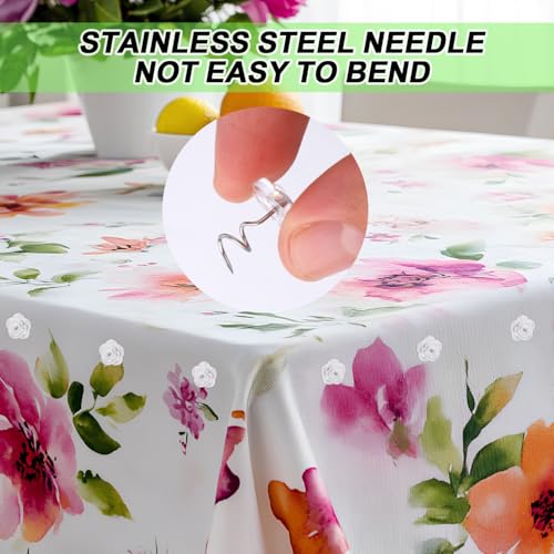 100 Bed Skirt Pins - Durable Upholstery Twist Pins for Fabric