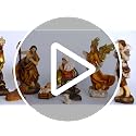 Nativity Set 11 Pcs 8 Inch Gold - Joseph, Mary, Jesus & More Resin Figurines