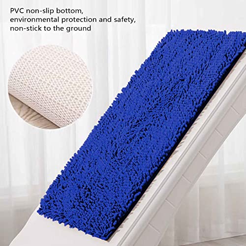 Absorbent Chenille Bathroom Rug 30x20 Inch Non-Slip Washable Bath Mat