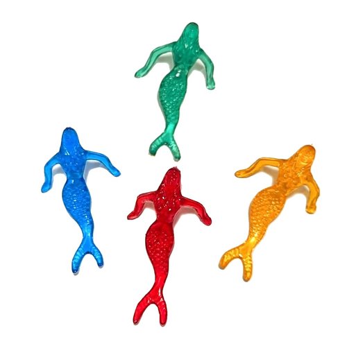 Plastic Cocktail Drink Mermaids (72) - Mermaid Markers