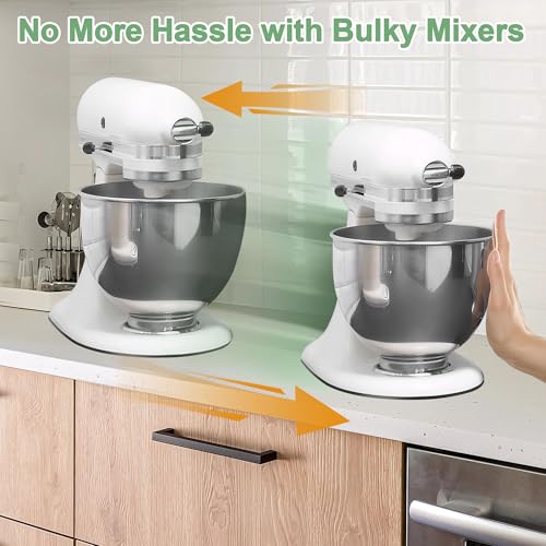 Sliding Tray for 4.5 QT Tilt-Head Stand Mixers | Acrylic Appliance Slider