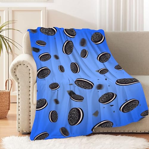 KAWAII BLANKET Chocolate Chip Cookies Food Gift Throw Blanket 50x60 for Teens