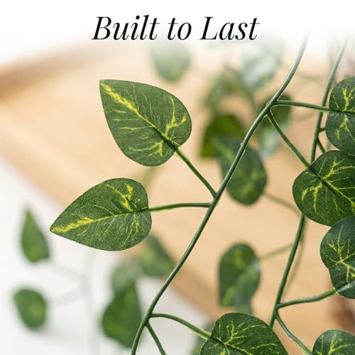 24-Pack Artificial Ivy Garland 168ft - Silk Hanging Greenery Vines