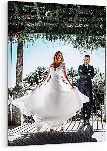 Personalized Custom Canvas Print - Framed 11x14 Photo Wall Art
