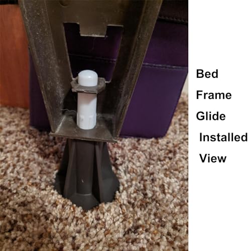 Heavy Duty Bed Frame Feet Replacement Glides - Set of 6
