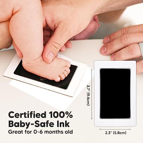 Inkless Baby Handprint and Footprint Picture Frame Kit - Newborn Keepsake