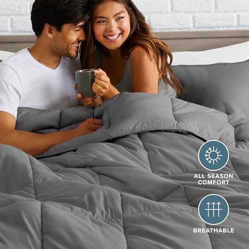 Bare Home Ultra Soft Full Comforter Set - All-Season Down Alternative