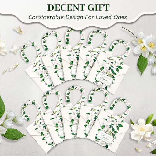 24 Pack Jasmine Scented Sachets for Closets, Drawers, and Home Fragrance
