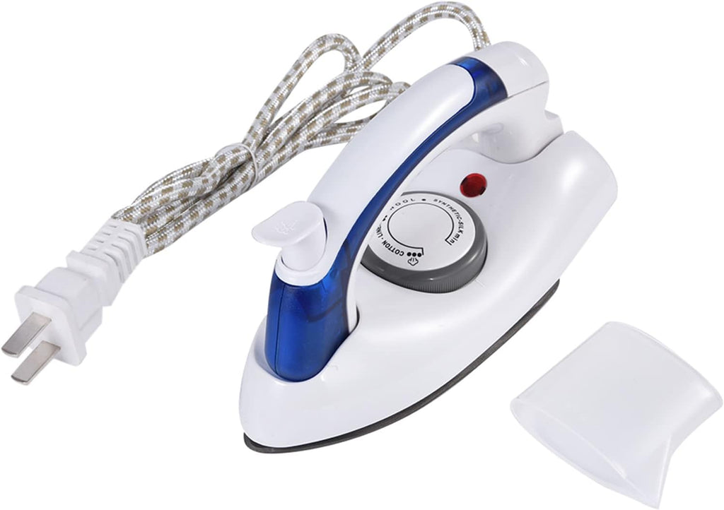 Skiennix Portable Foldable Steam Iron - Handheld Mini Iron with Temperature Control & Nonstick Sole Plate | Ideal for Home & Travel