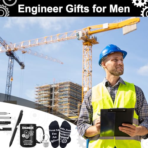 Engineer Gifts Set for Men - Panitay 4 Pcs Christmas Birthday Gift for Dad