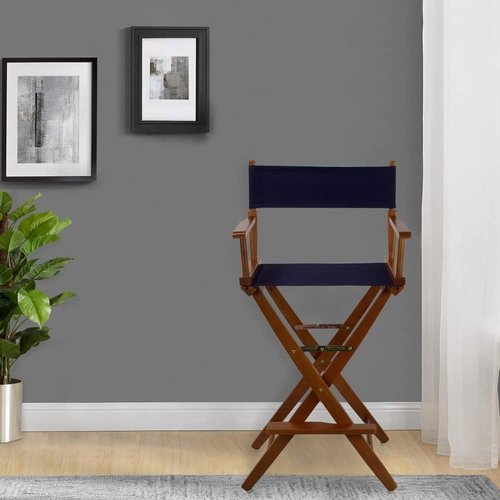 American Trails Extra-Wide Premium 30" Director's Chair Natural Frame with Hunter Green Canvas, Bar Height