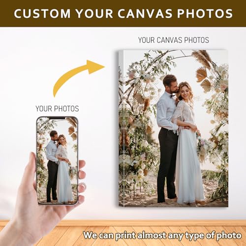 Custom Canvas Prints Personalized Photo Wall Art Wrapped Frame