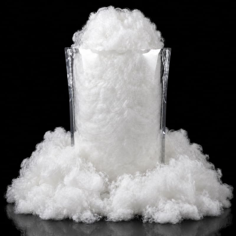 Iernre 1000g Artificial Snow for Christmas Decor, Faux Fluffy Snow Fiber