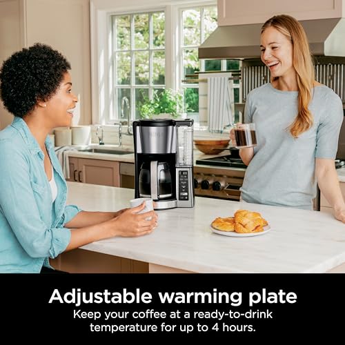 12-Cup Programmable Drip Coffee Maker with Glass Carafe & Removable Reservoir