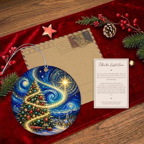 DuduCraft Xmas Tree 2 Ornament 2026 Follow the Light Home holiday keepsake