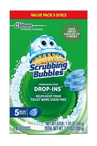 Scrubbing Bubbles Continuous Clean Toilet Drop-Ins Bowl Cleaner 5 Count