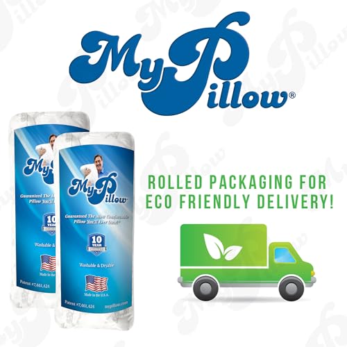 Standard Size Bed Pillows Set of 2 - Optimal Support for All Sleepers